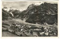 Postkarte: Engelberg mit Spannoerter und Titlis 1934